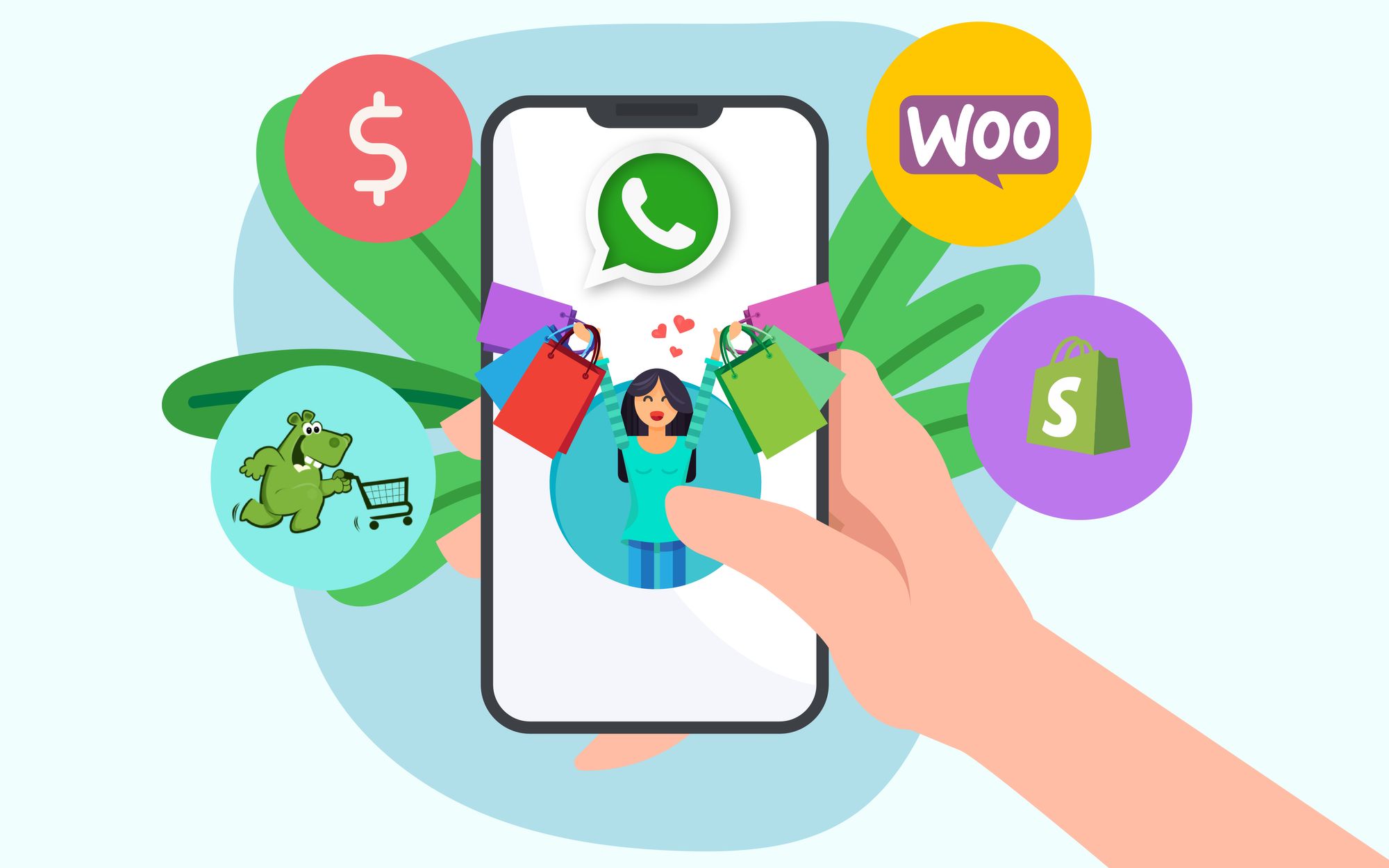 whatsapp business greeting message example