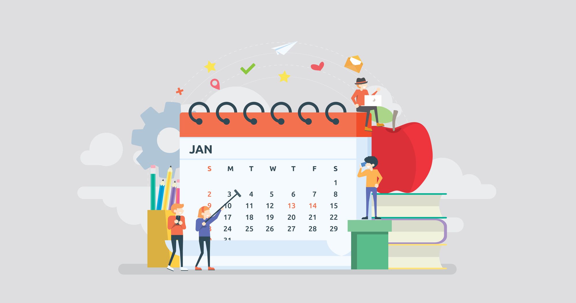 calendar organize productivity