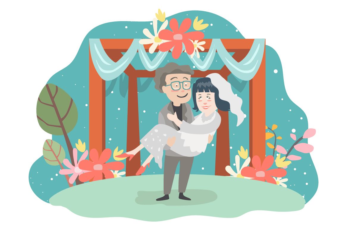 virtual weddings marriage couple
