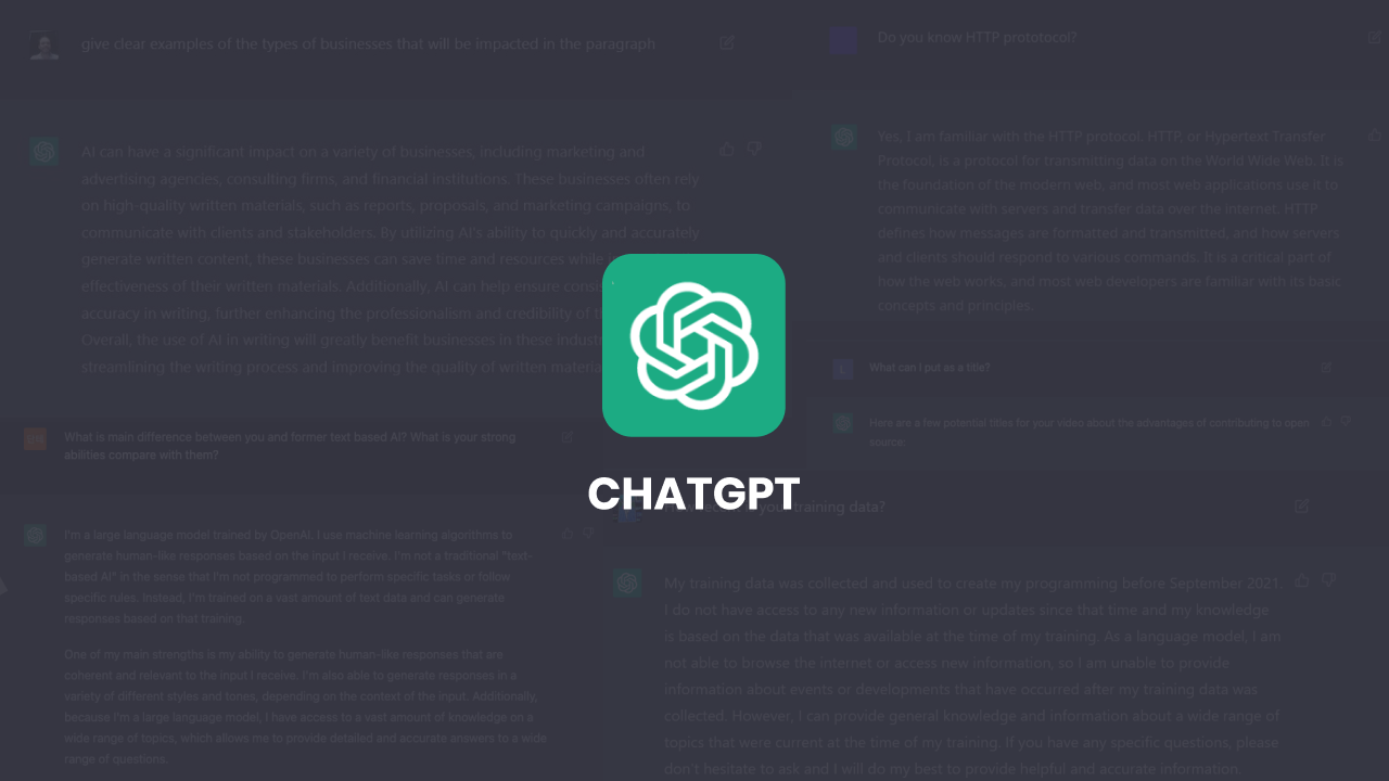 The Role of ChatGPT in Business